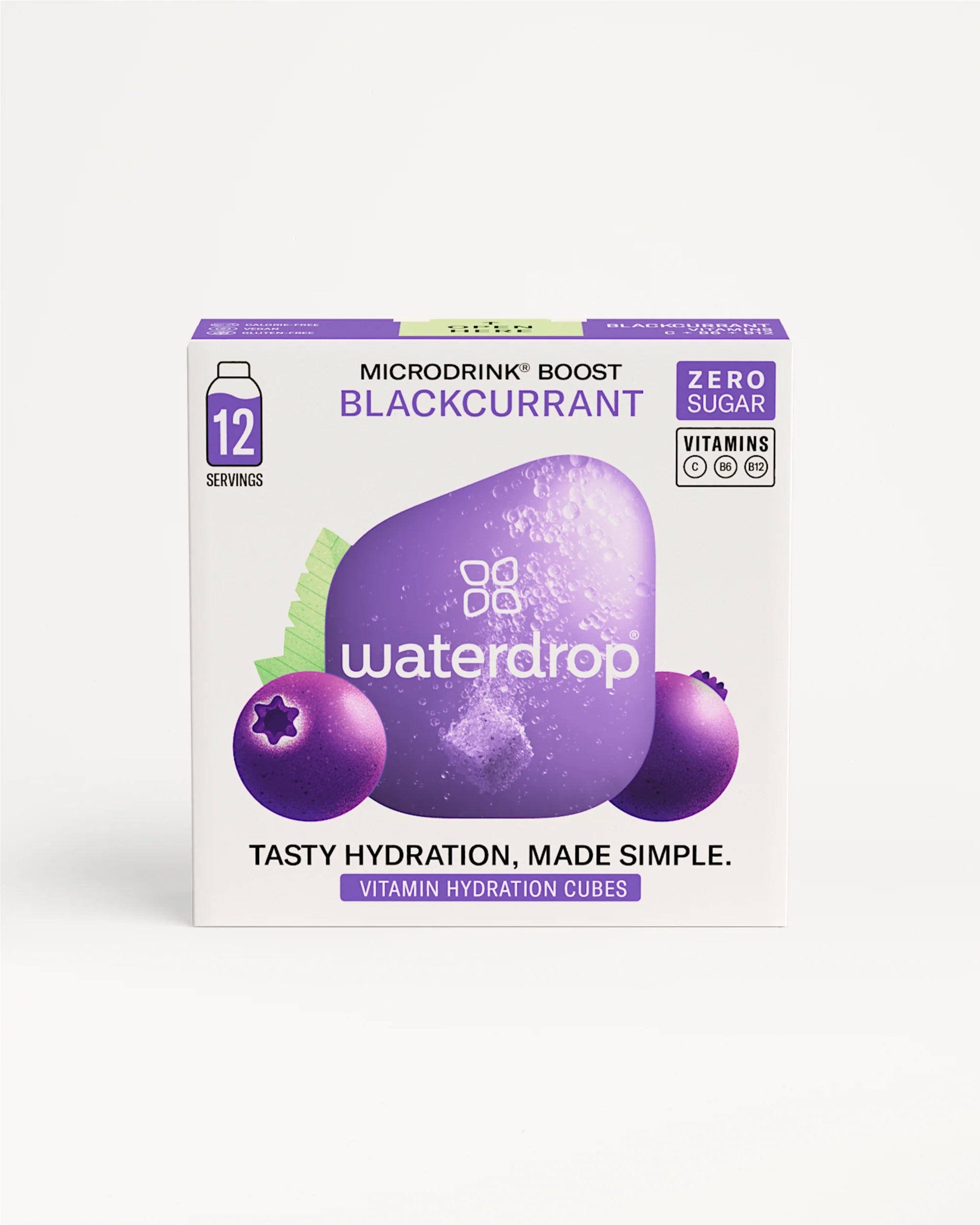 waterdrop® BOOST Uzmi svoj paket od 12 kocki