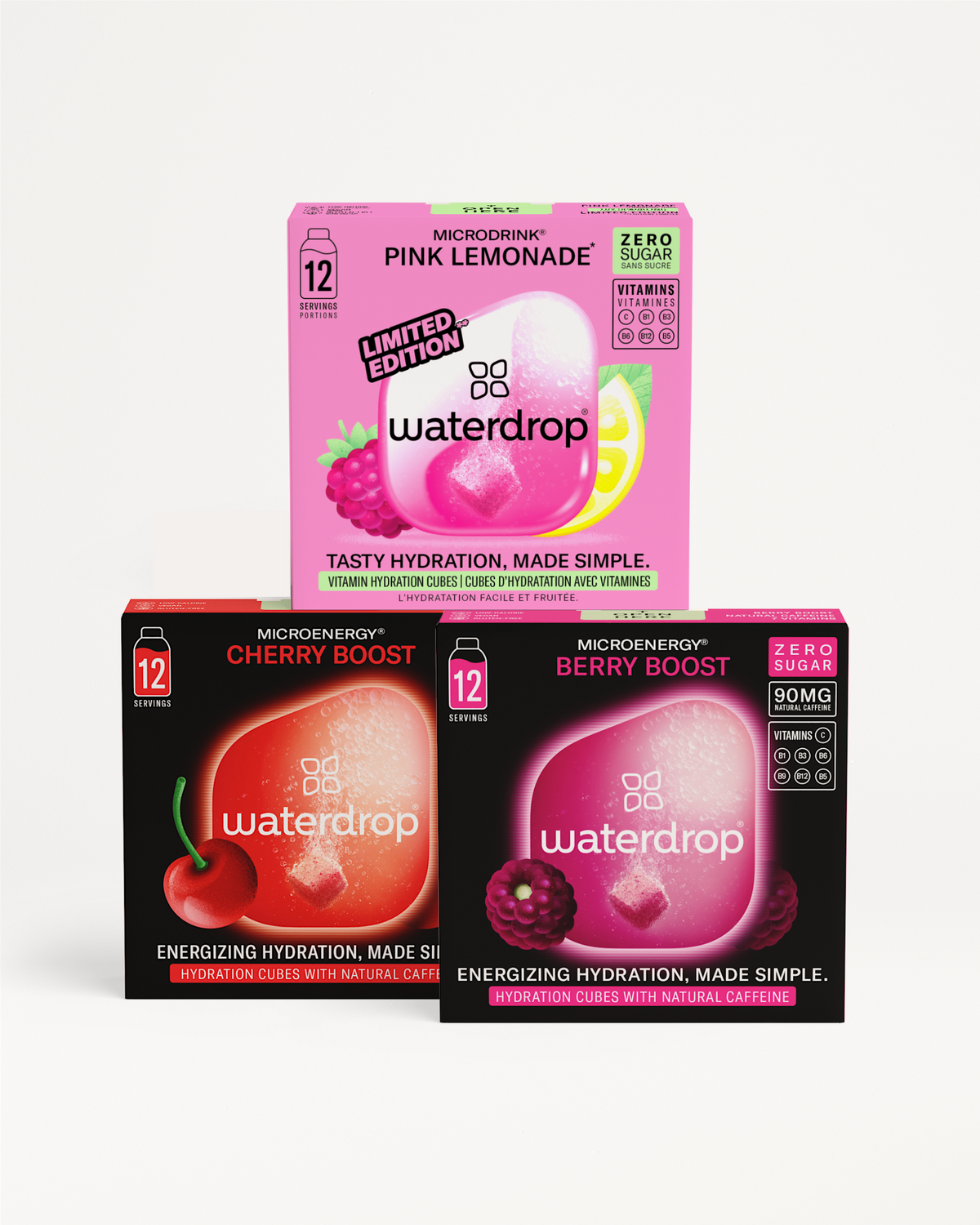 Main Character Energy Set: hydration and energy cubes assortment.