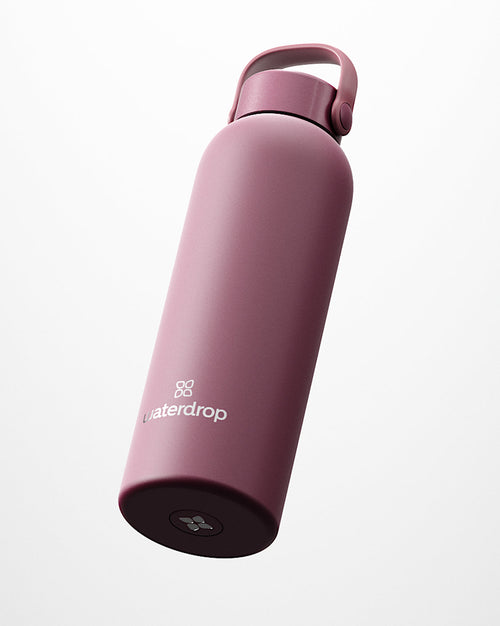 Thermo Steel Bottle · Carry Cap by waterdrop, minimalist design.